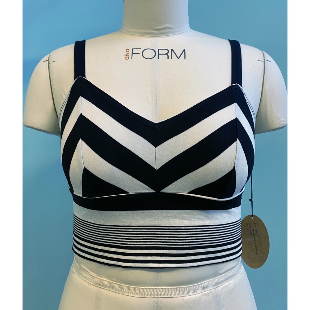 Only Hearts Piano Stripe Cropped Cami Top